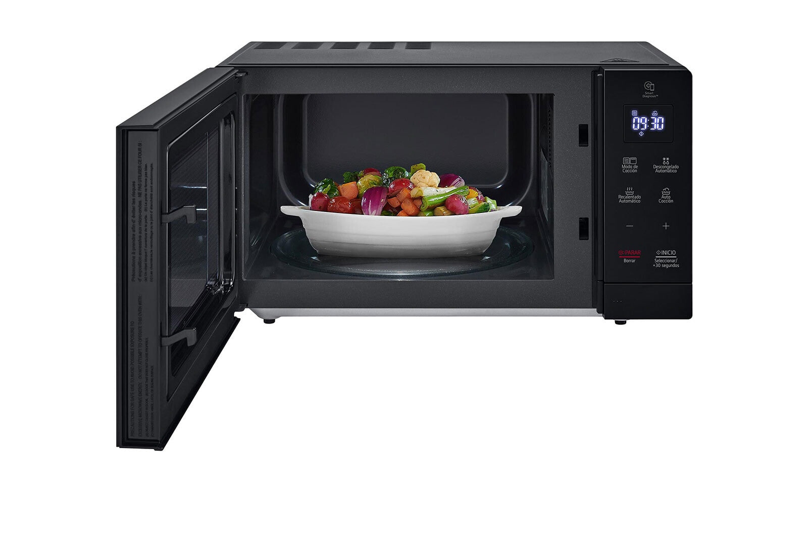 LG NeoChef MH7032JAS microondas Negro Microondas con grill Encimera 30 L 900 W