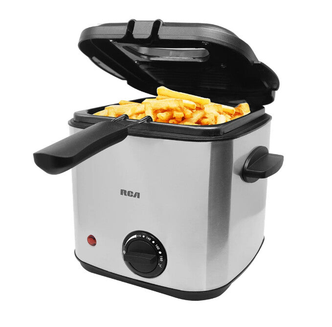 RCA RC-DF2 freidora Sencillo 1,5 L 800 W Freidora de aire caliente Acero inoxidable