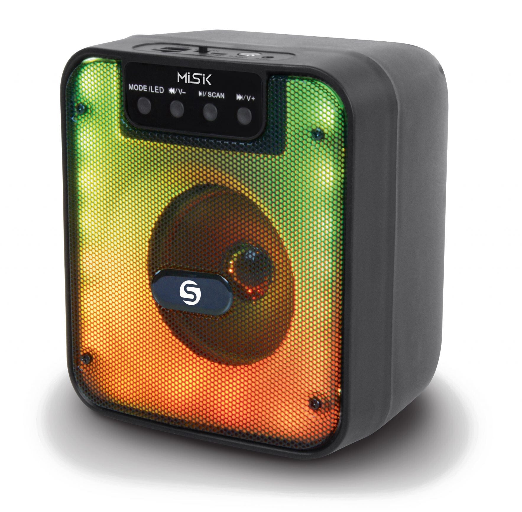 Misik MS234 altavoz portátil o de fiesta Altavoz monofónico portátil Negro