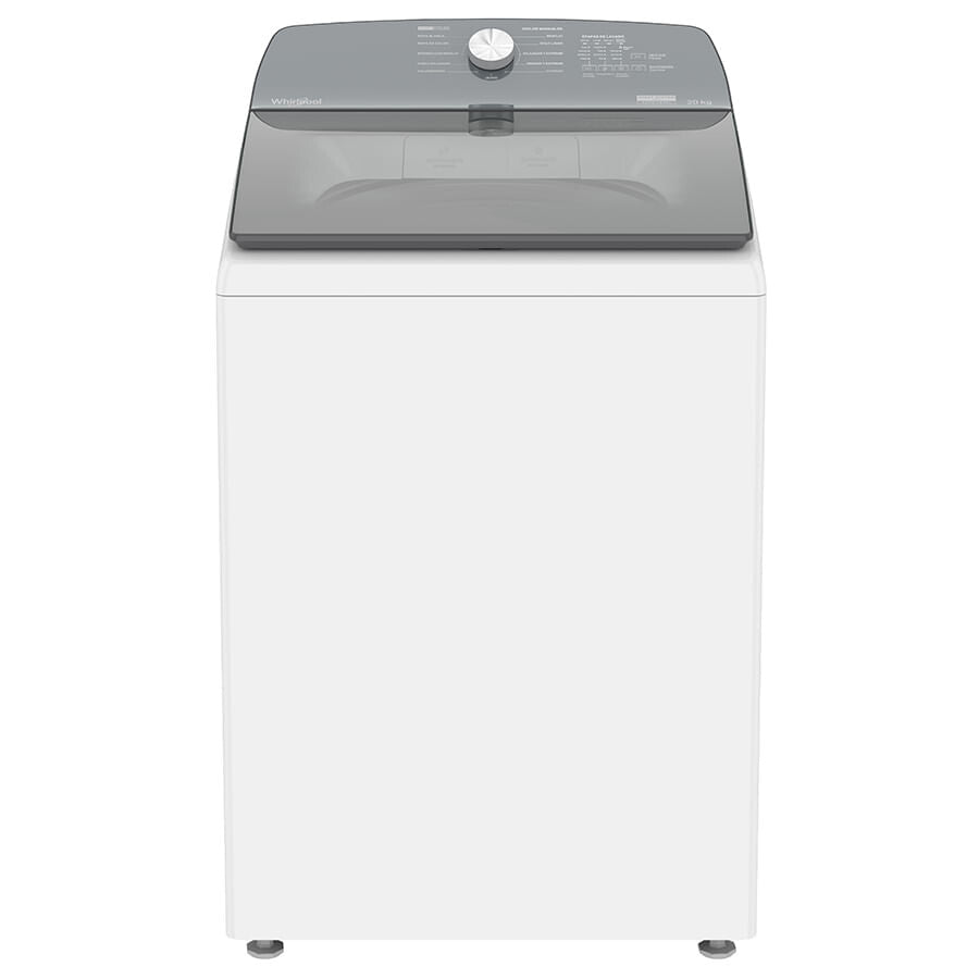 Whirlpool 8MWTW2041WJM lavadora Carga superior 20 kg Negro, Blanco