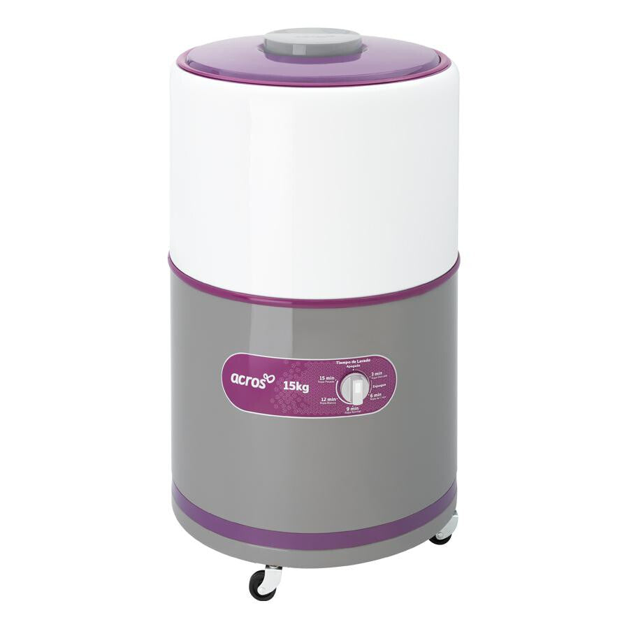 Acros ALF1551EG lavadora Carga superior 15 kg Gris, Púrpura, Blanco