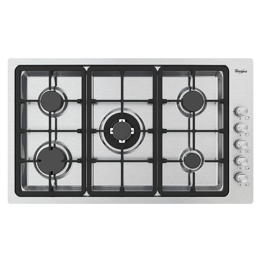 Whirlpool WP3550S hobs Gris Integrado 86 cm Encimera de gas 5 zona(s)