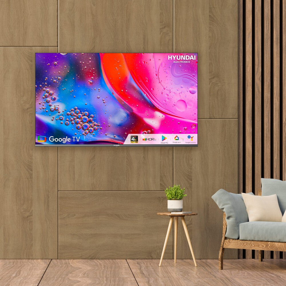 Hyundai HYLED5020G4KM Televisor 127 cm (50") 4K Ultra HD Smart TV Wifi Negro 280 cd / m²