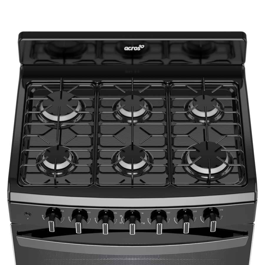 Acros AFR2110B cocina Cocina independiente Gas Encimera de gas Negro