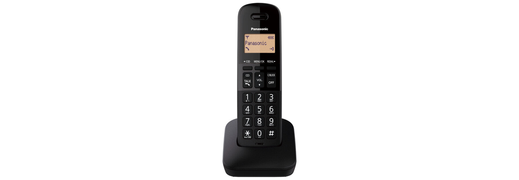 Panasonic KX-TGB310MEB teléfono Teléfono DECT Identificador de llamadas Negro